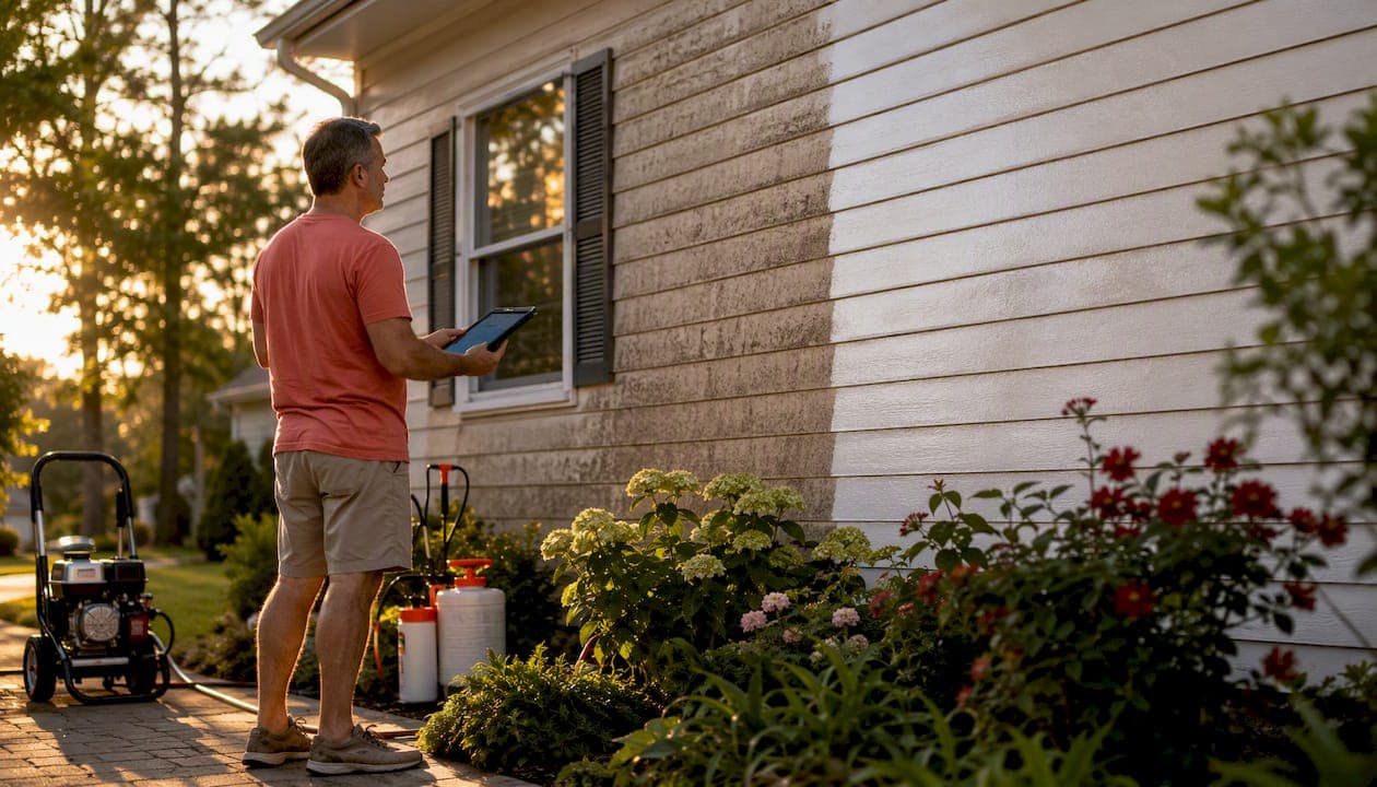 Soft Wash vs Pressure Wash: A Homeowner's Guide