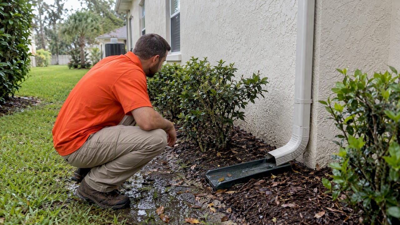 Cut Pressure Washing in Florida by Fixing Moisture and Landscaping