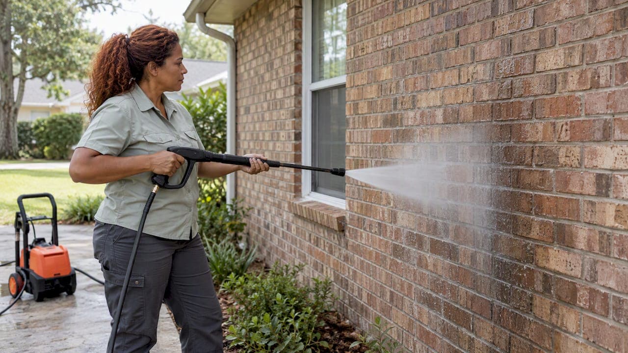 Pressure Washing a Brick House: Safe PSI and Steps