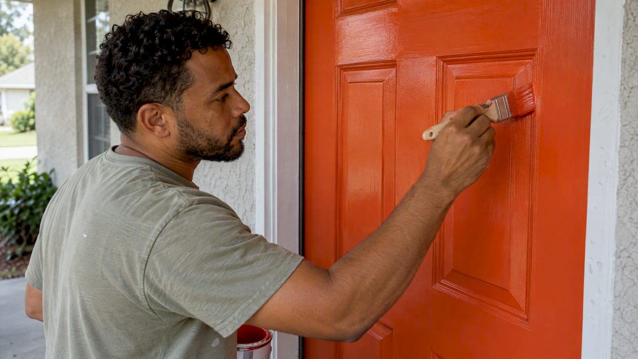 How to Repaint a Front Door: Prep, Order and Finish